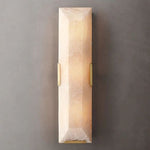 Harlow Faceted Calcite Linear Wall Sconce