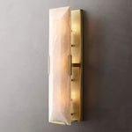 Harlow Faceted Calcite Linear Wall Sconce