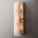 Harlow Faceted Calcite Linear Wall Sconce