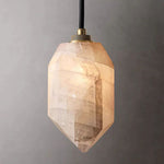 Harlow Faceted Calcite Pendant Light