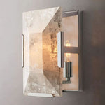 Harlow Faceted Calcite Wall Sconce