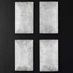Harlow Faceted Calcite Rectangle Chandelier 42"
