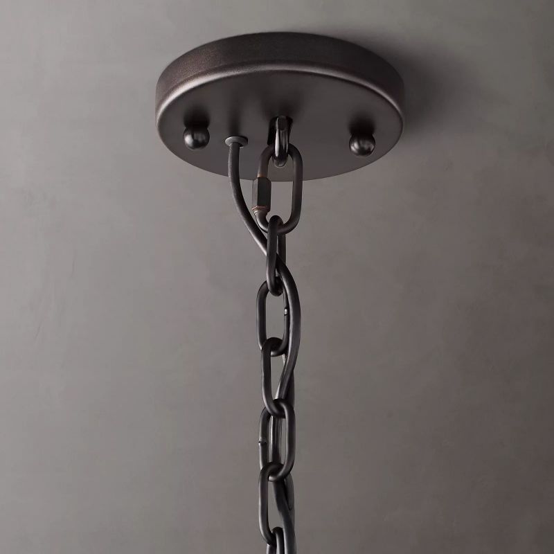 Harlow Faceted Calcite Round Chandelier 60"