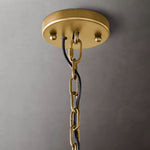 Harlow Faceted Calcite Round Chandelier 31"
