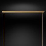 Ravelle Luxe Glass Linear Chandelier 73"