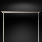 Ravelle Luxe Glass Linear Chandelier 73"