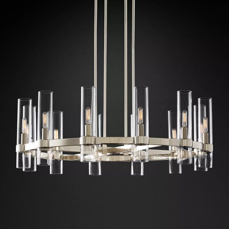 Ravelle Round Chandelier 36" - ebuylight