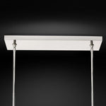 Boule De Crystal Double Linear Chandelier 60"