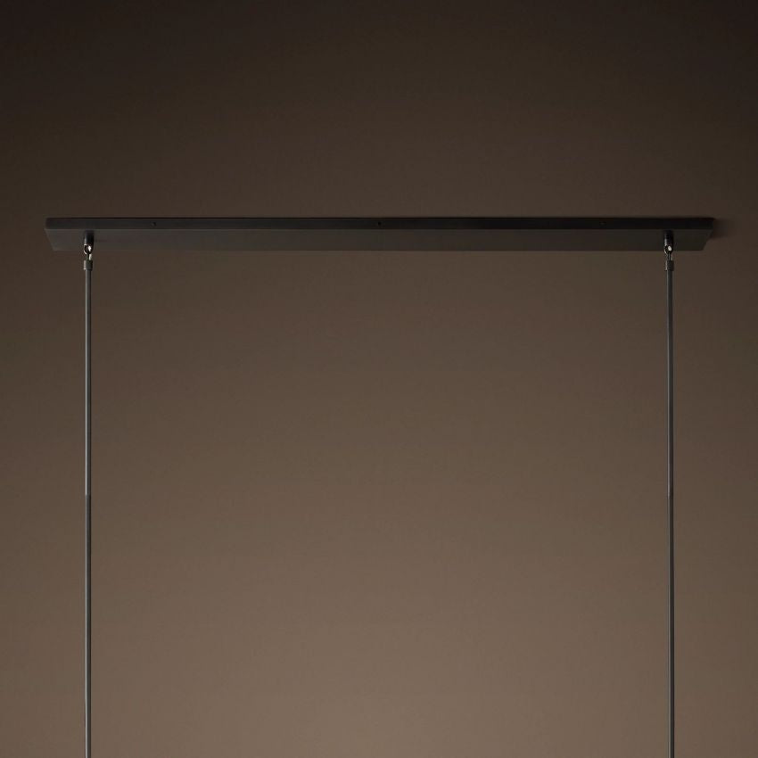 Boule De Crystal Linear Chandelier 60"