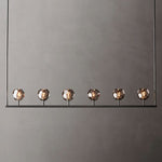 Boule De Crystal Linear Chandelier 60"