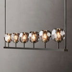 Boule De Crystal Linear Chandelier 60"