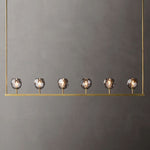 Boule De Crystal Linear Chandelier 60"