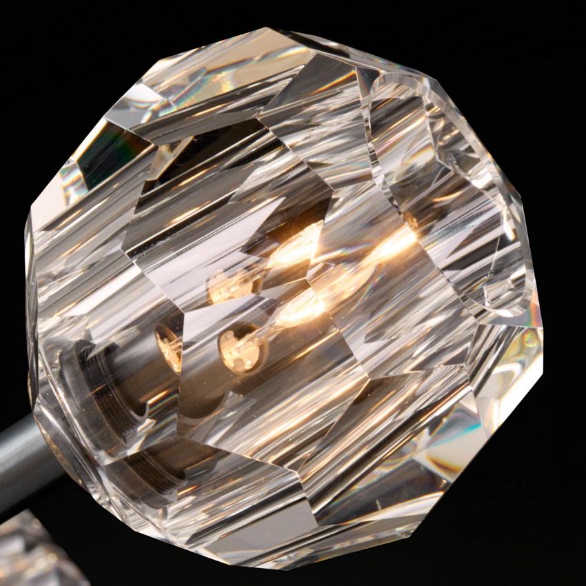 Boule De Crystal Linear Chandelier 60"