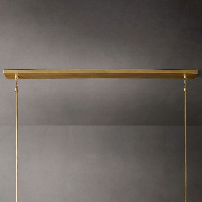 Boule De Crystal Linear Chandelier 60"