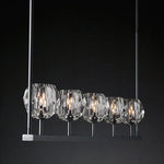 Boule De Crystal Linear Chandelier 60"
