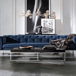 Boule De Crystal Round Chandelier 48"