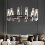 Ravelle Luxe Glass Round Chandelier 48"