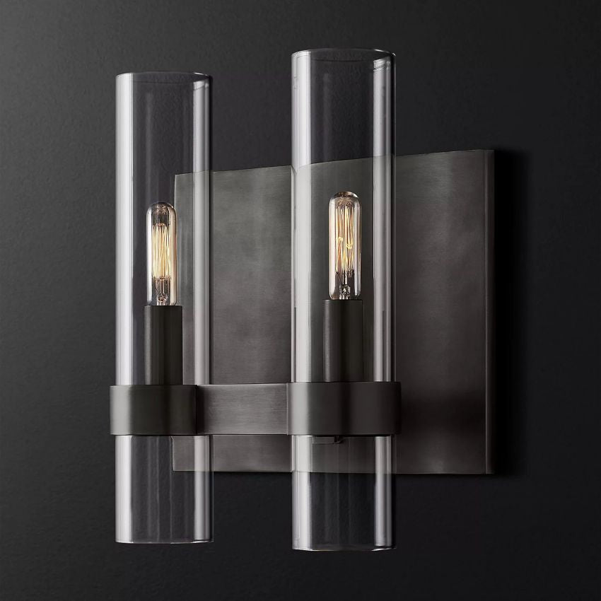 Ravelle Luxe Glass Double Wall Sconce