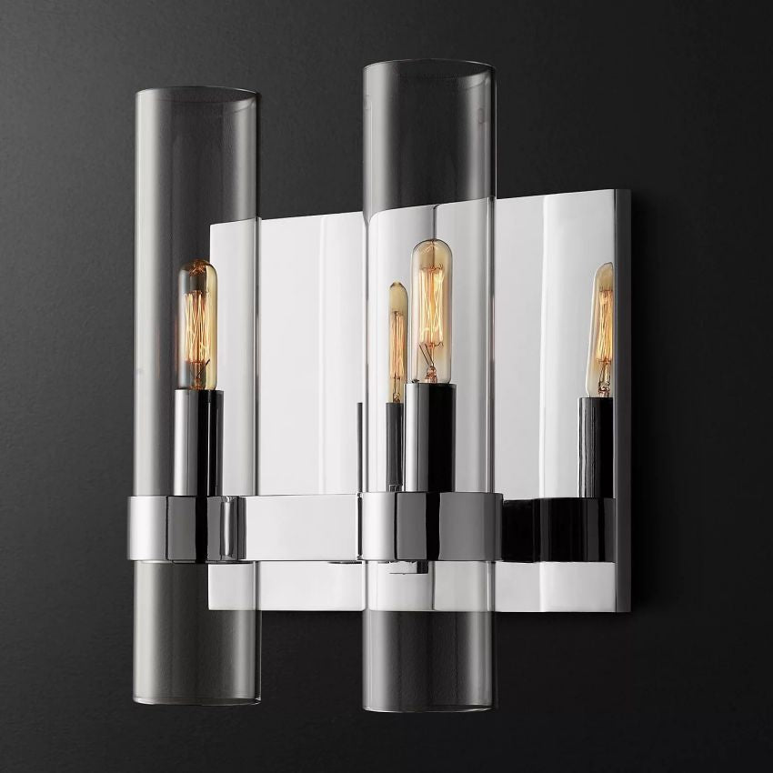 Ravelle Luxe Glass Double Wall Sconce