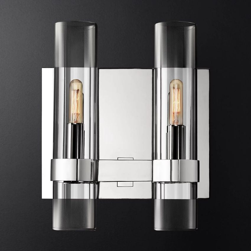 Ravelle Luxe Glass Double Wall Sconce