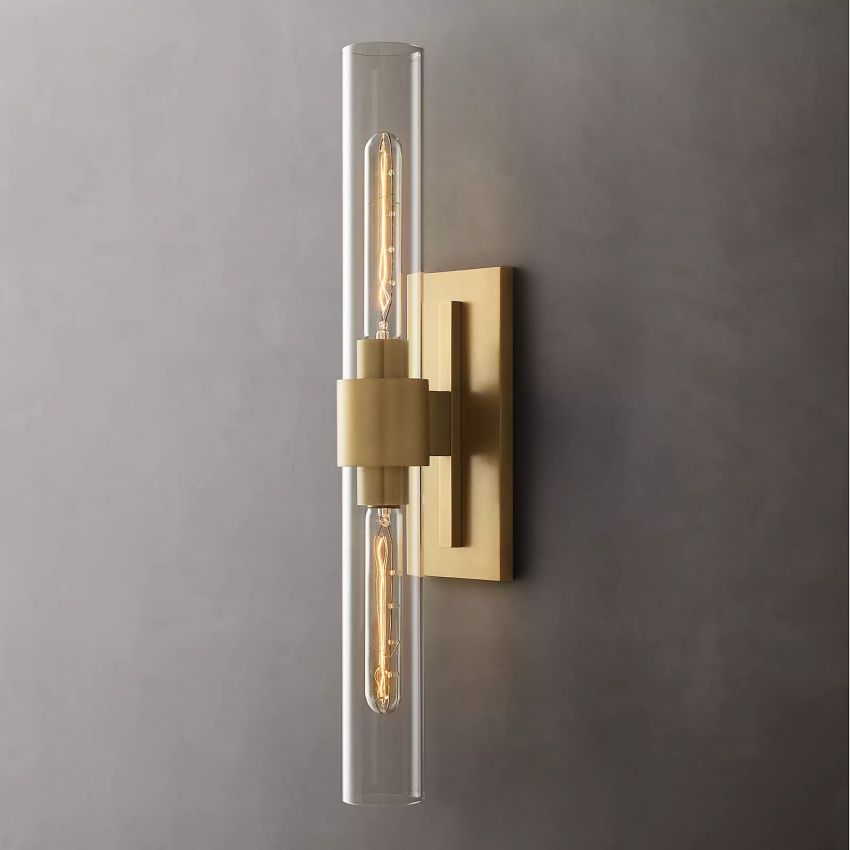 Ravelle Luxe Glass Linear Wall Sconce