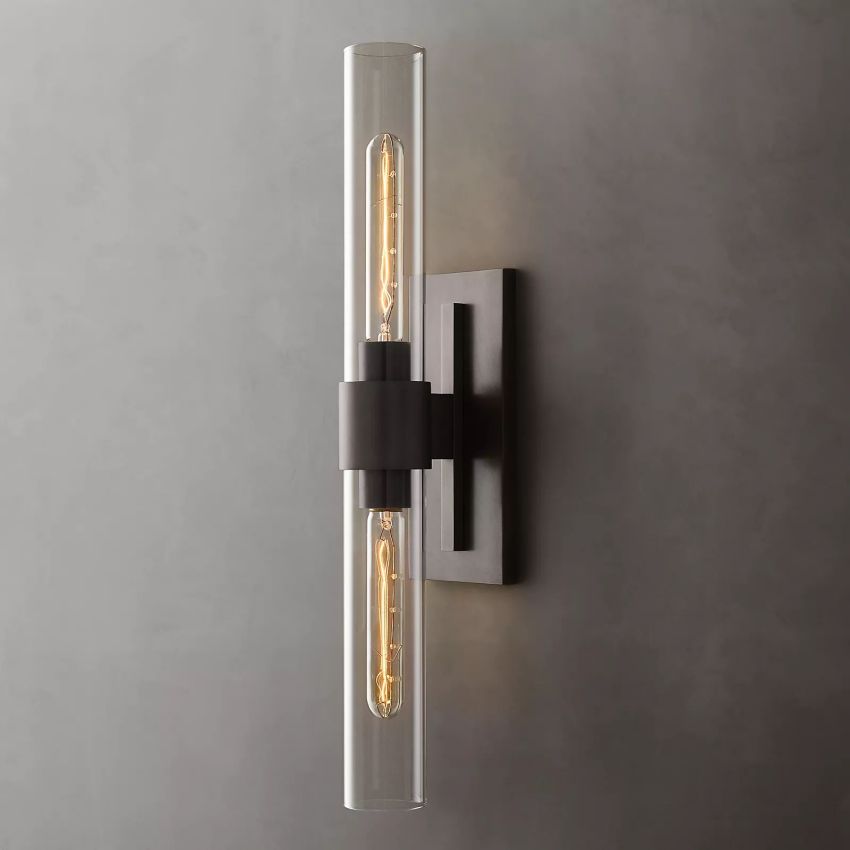 Ravelle Luxe Glass Linear Wall Sconce