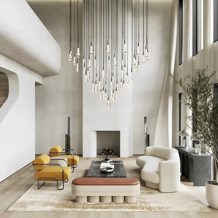 Soltaire Raindrop Crystal Round Chandelier