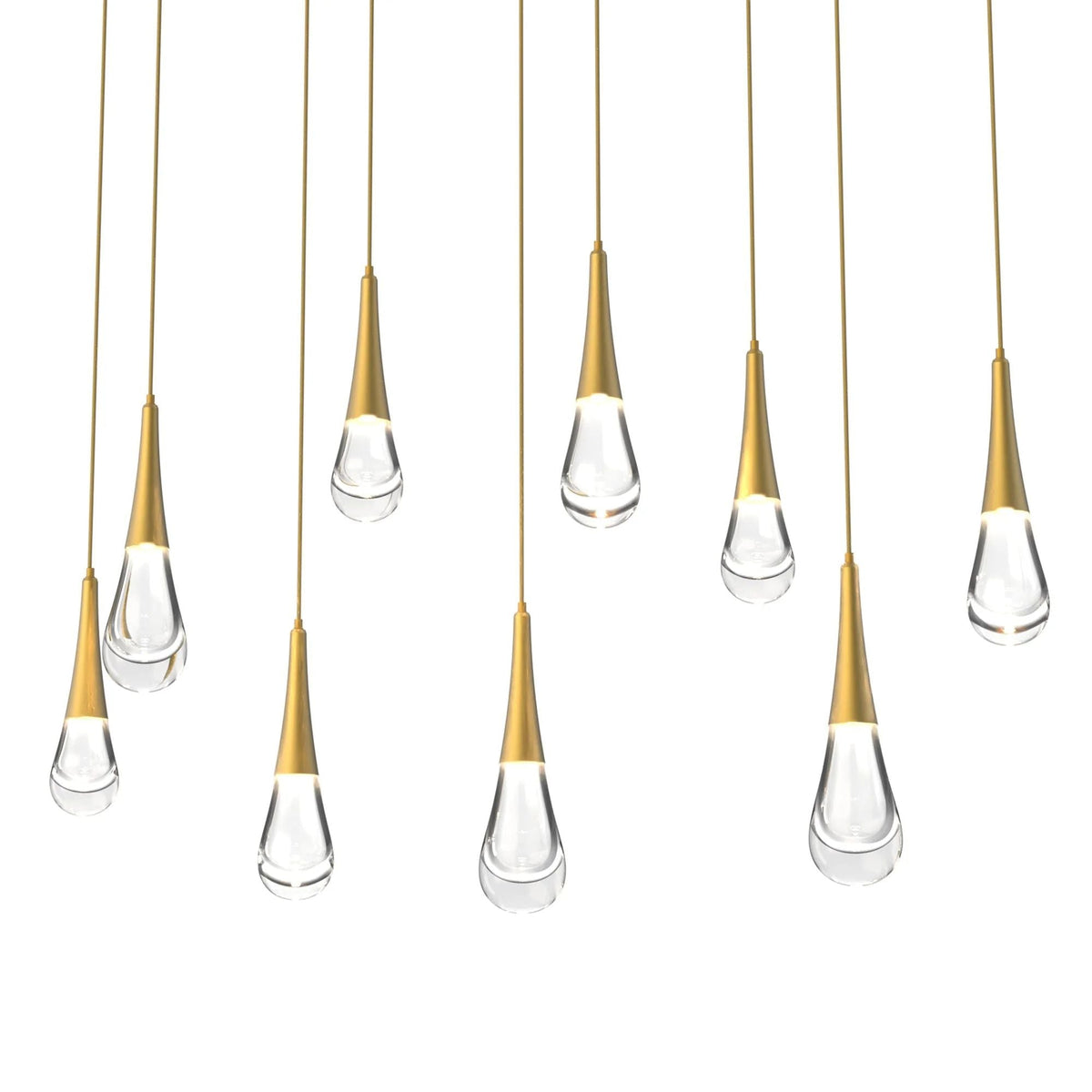 Water Drop Liquid Rectangle Chandelier