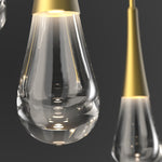 Water Drop Liquid Round Chandelier