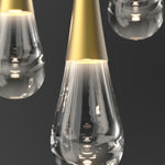 Water Drop Liquid Round Chandelier