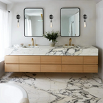 Soltaire Raindrop Glass Wall Sconces