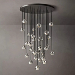 Boule De Crystal Round Chandelier 40"