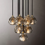 Boule De Crystal Round Cluster Chandelier 14"