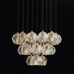 Boule De Crystal Round Cluster Chandelier 24"