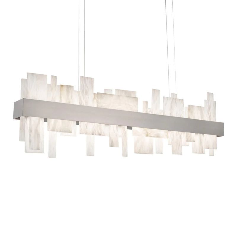 Alabaster LED Linear Chandelier - Lamplives