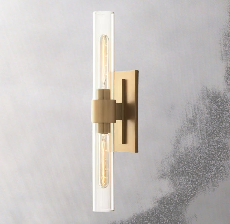 Ravelle Luxe Glass Linear Wall Sconce