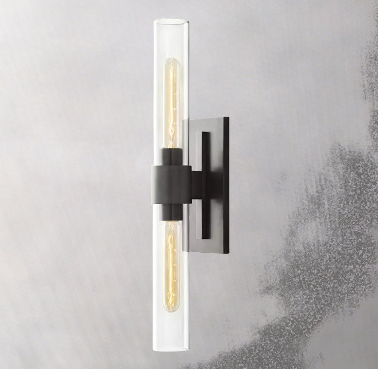 Ravelle Luxe Glass Linear Wall Sconce